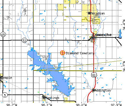 Map to Diamond Cemetery