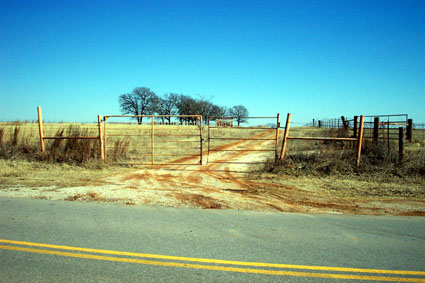 Gate to Colbert Cemetery