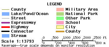 Old Duncan map legend