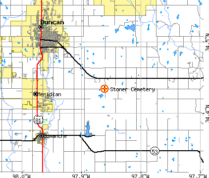 Map to Stoner cemetery